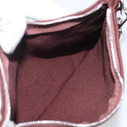 Hermes Valparaiso Toile and Leather, Brown, Canvas, Handbag
