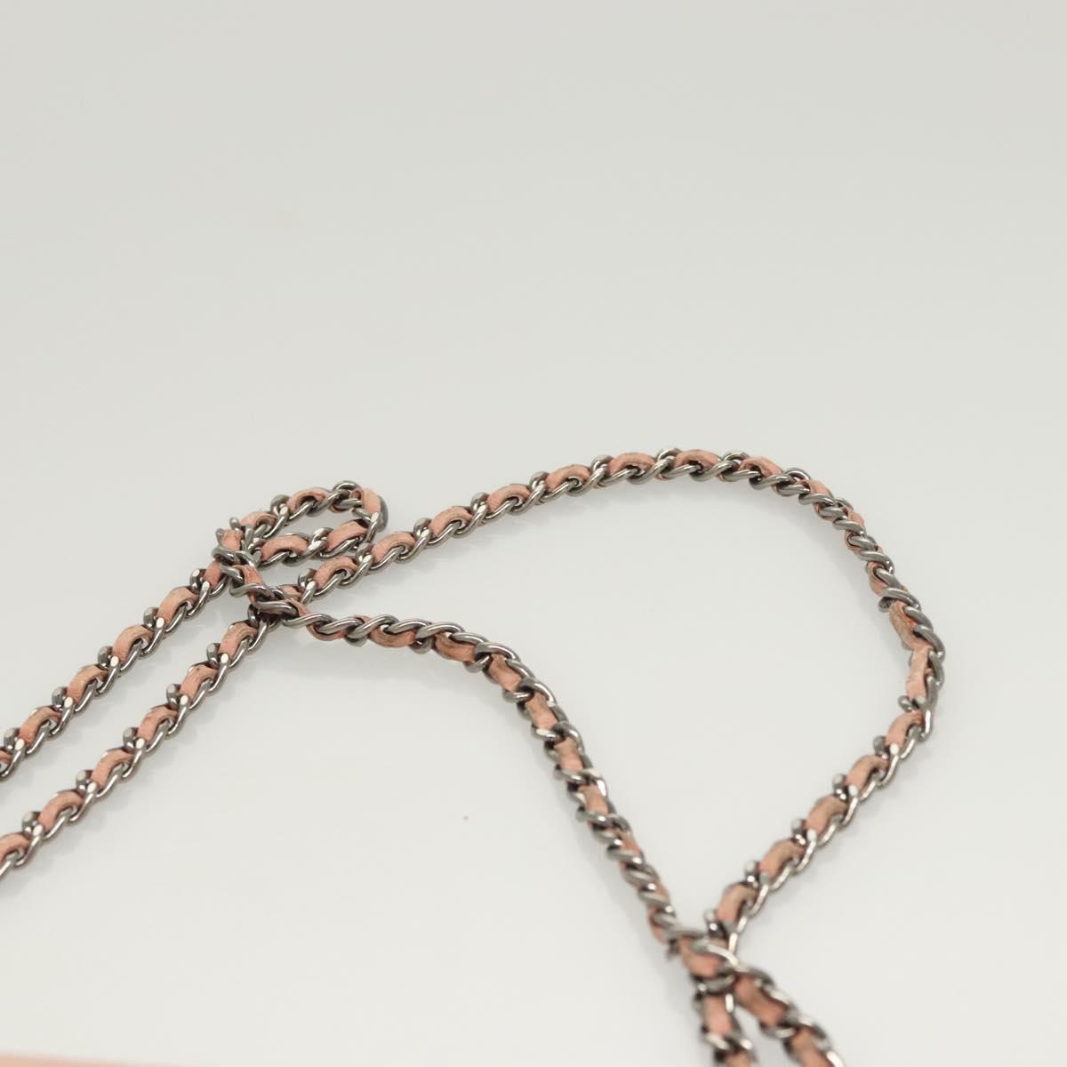 Chanel Chocolate Bar Mademoiselle Flap Bag Quilted Leather, PINK, LEATHER, Shoulder bag