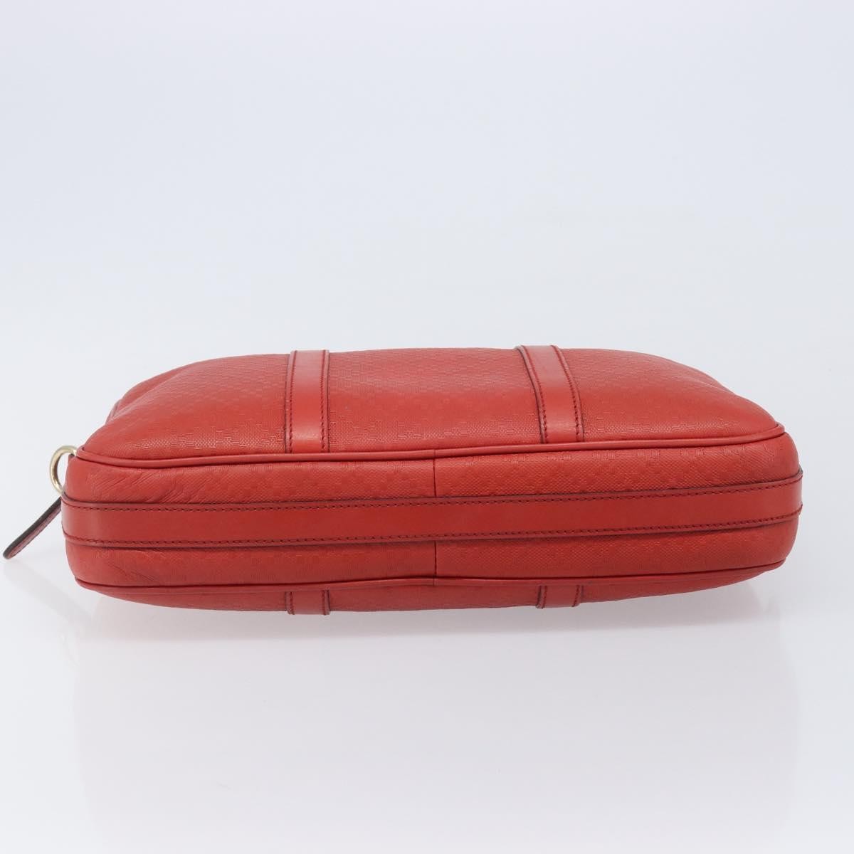 Gucci Bright Convertible Diamante Leather, Red, Leather, Briefcase