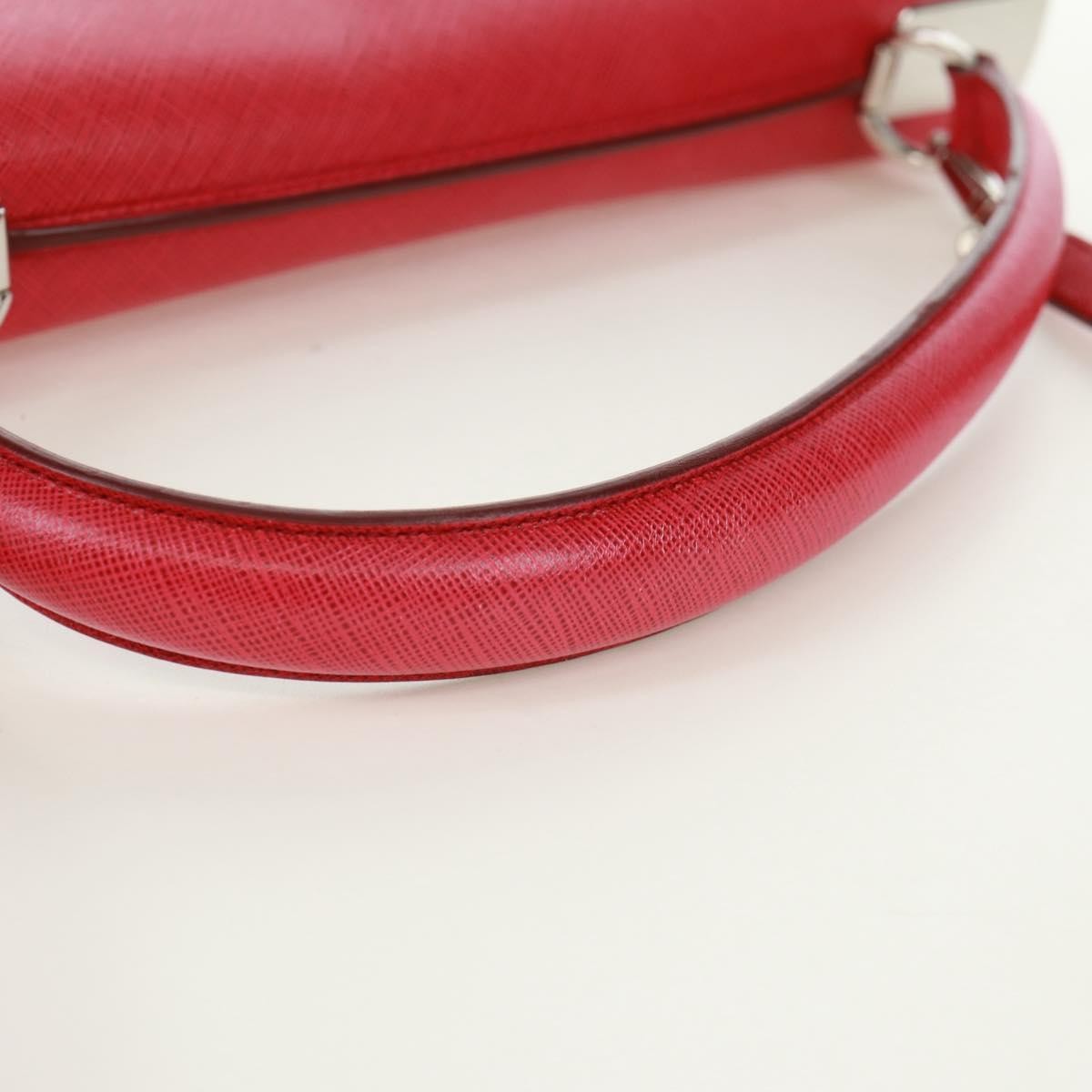 Salvatore Ferragamo Gancini Convertible Top Handle Saffiano Leather, Pink, Leather, Handbag