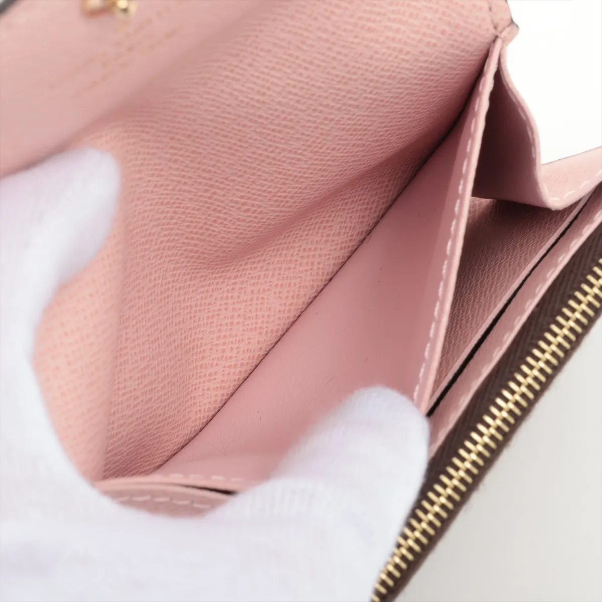 Louis Vuitton Zipped Wallet Monogram Eclipse Canvas, BROWN, LEATHER, Wallets