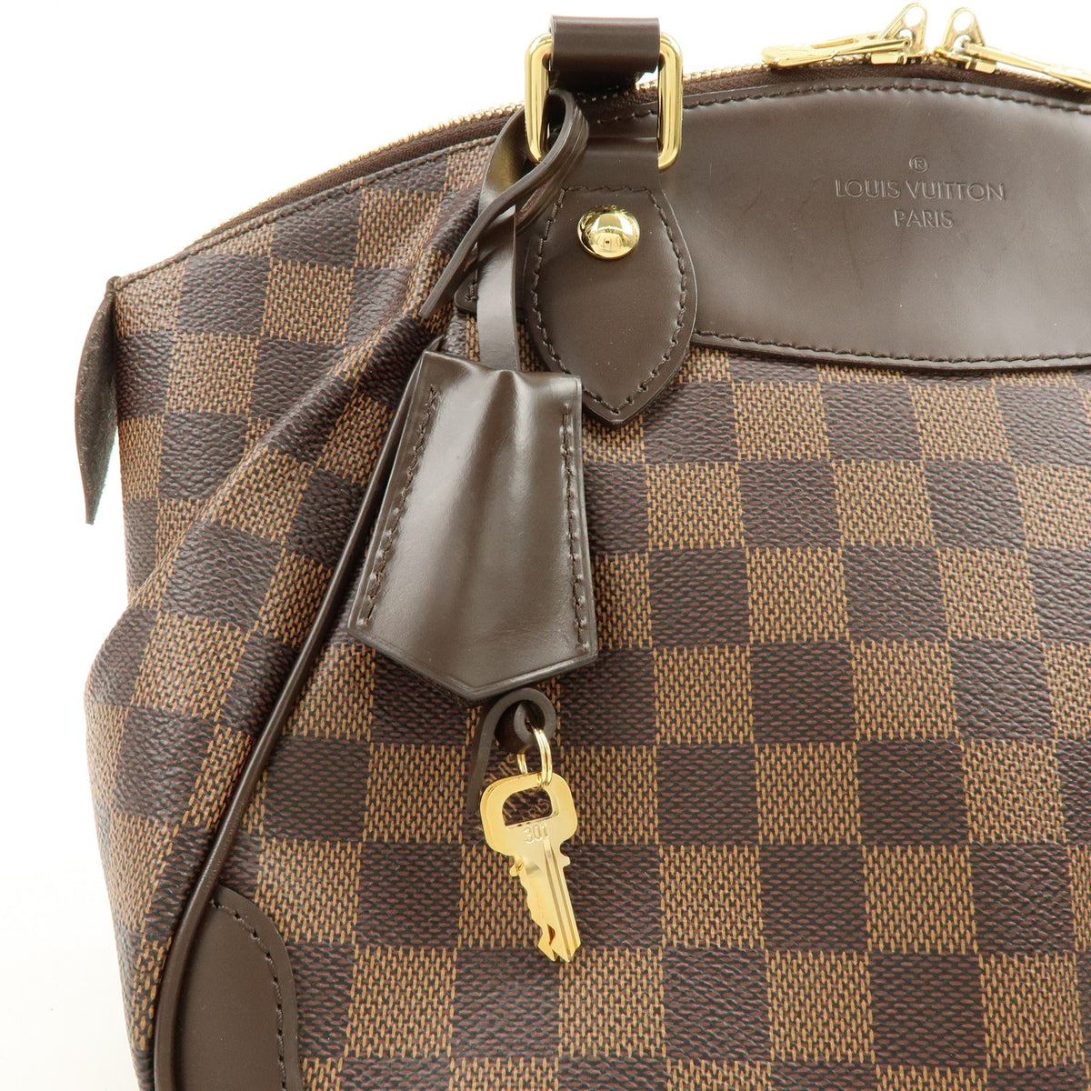 Louis Vuitton Verona Damier, Brown, Canvas, Handbag