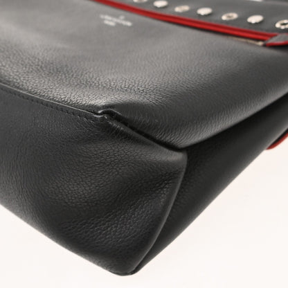 Louis Vuitton Mylockme Studded Leather, Black, Leather, Shoulder Bag