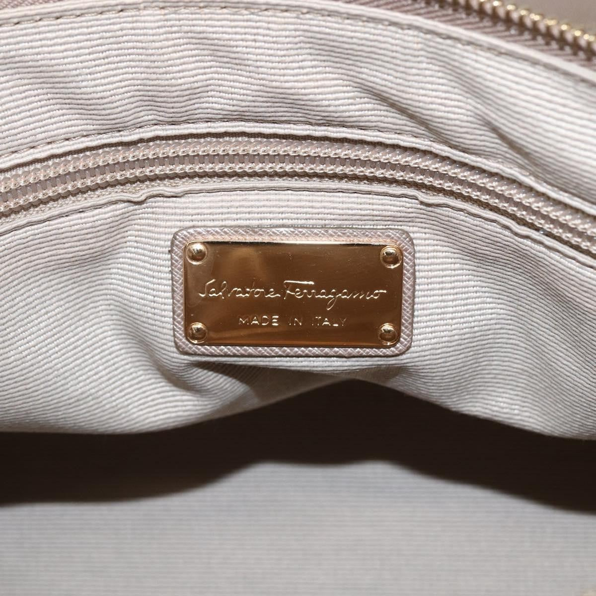 Salvatore Ferragamo Vala tote Nylon, Beige, Nylon, Tote Bag