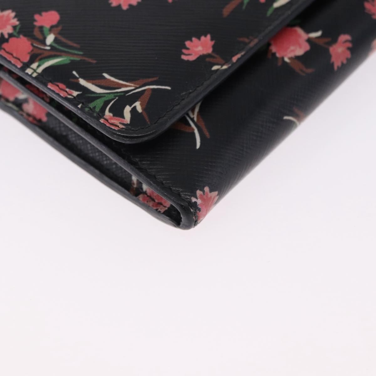 Prada Saffiano Leather, Black, Leather, Wallet