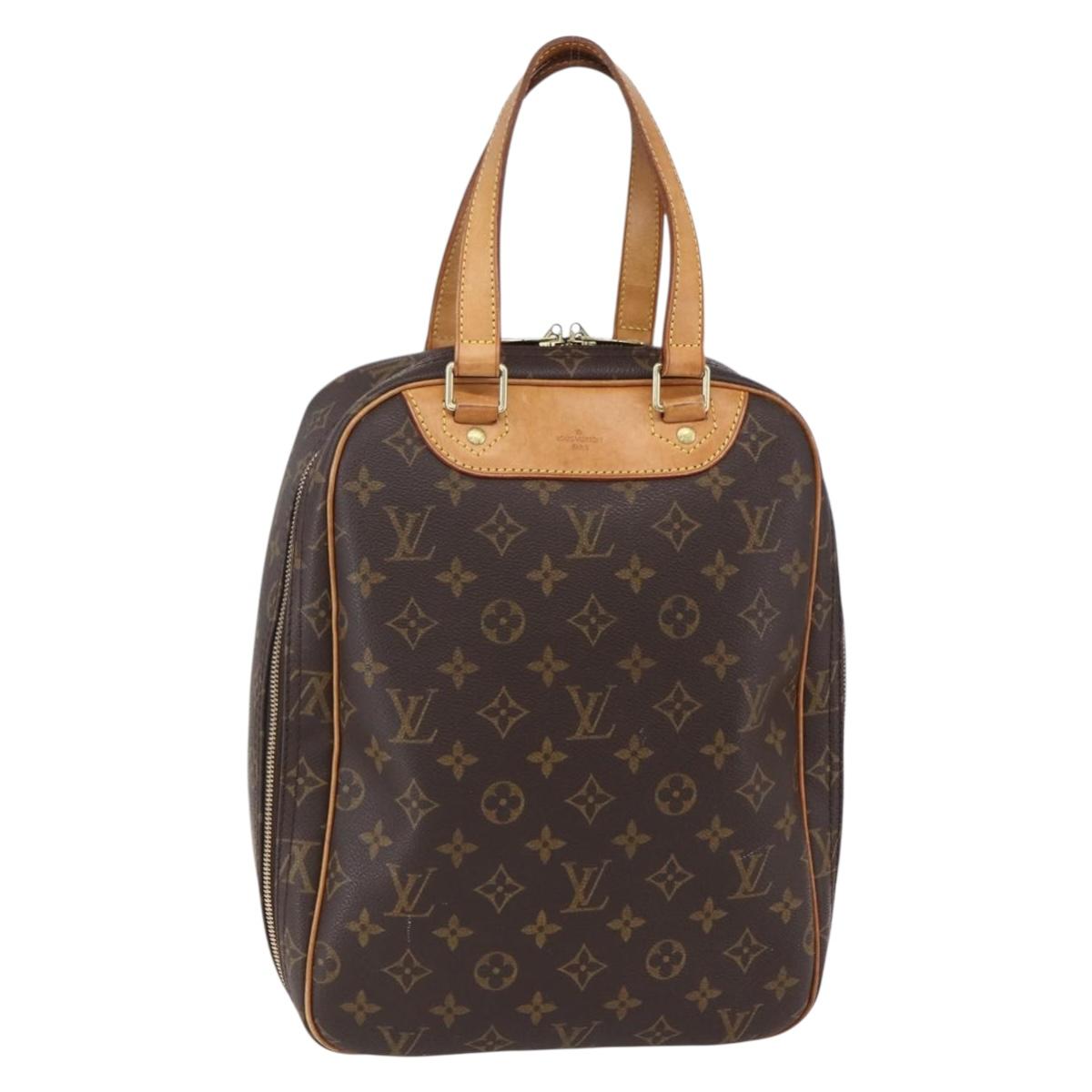 Louis Vuitton Excursion Handbag Monogram Canvas, BROWN, CANVAS, Handbag