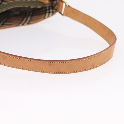 Burberry Shoulder Bag Nova Check Coated Canvas, Khaki, Canvas, Shoulder Bag