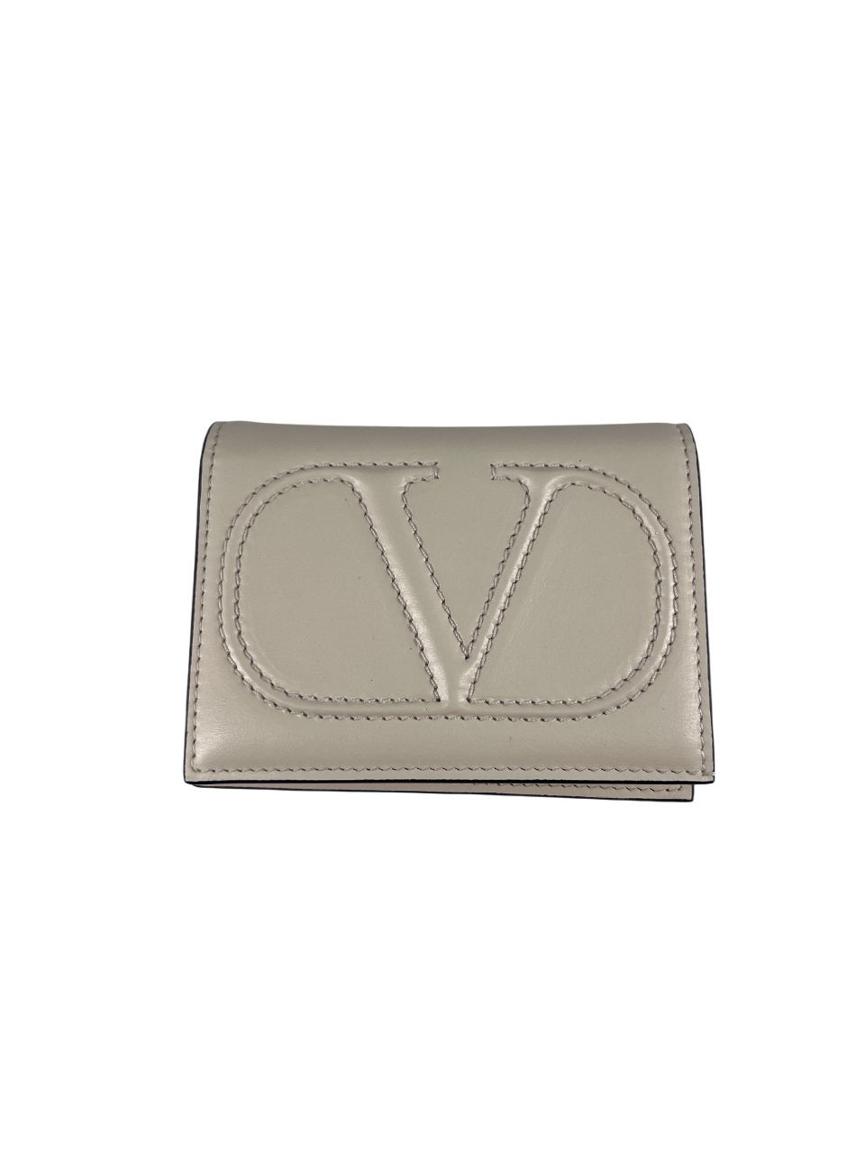 Valentino Garavani Rockstud Pouch Leather, WHITE, LEATHER, Clutche & pouche