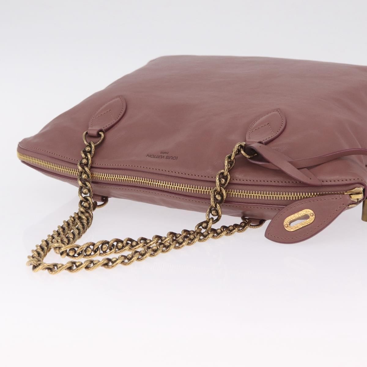 Louis Vuitton Lockit Chain Boudoir Leather, Pink, Leather, Handbag