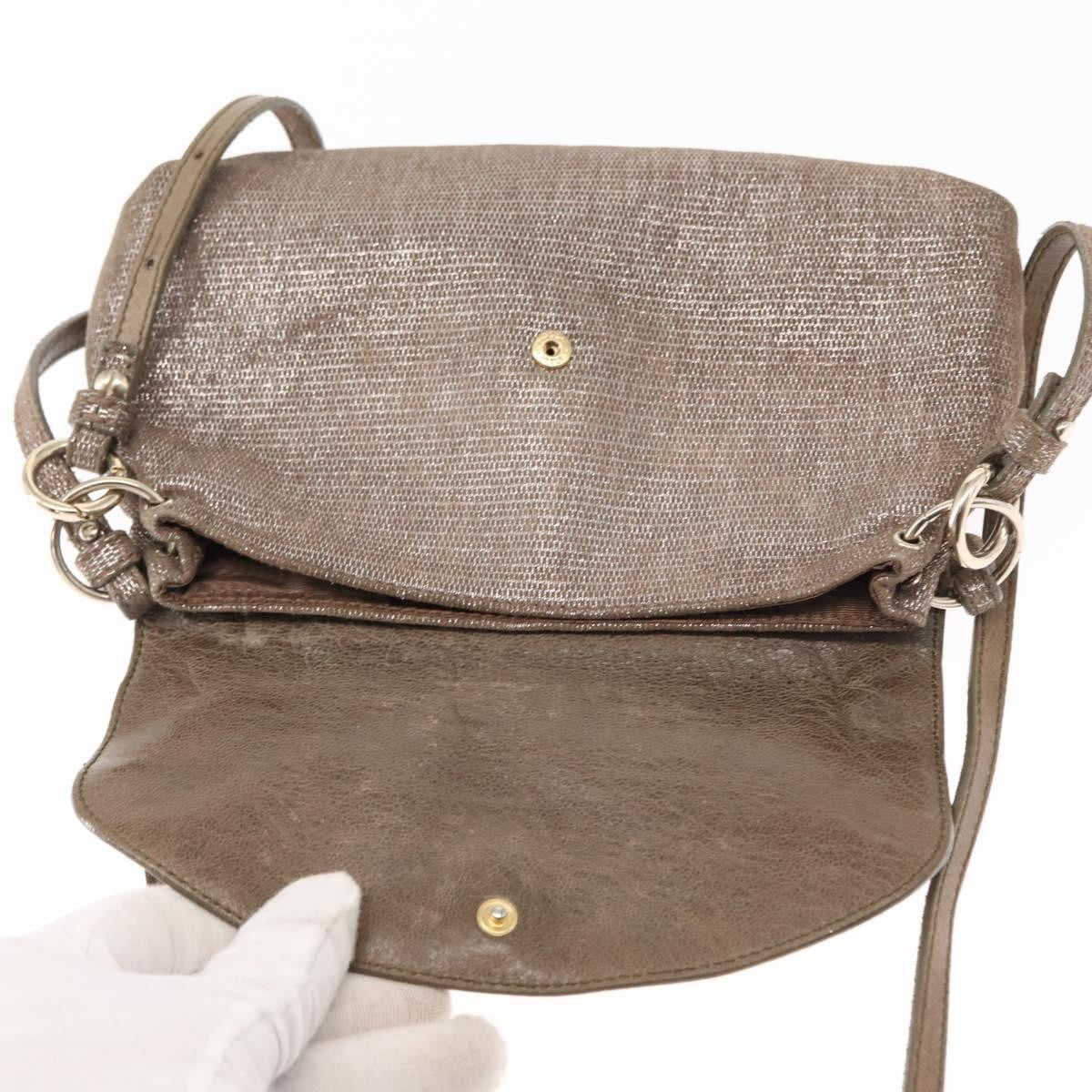 Chloe Lily Canvas, Silver, Canvas, Handbag