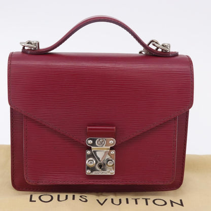 Louis Vuitton Monceau Epi Leather, Pink, Leather, Handbag