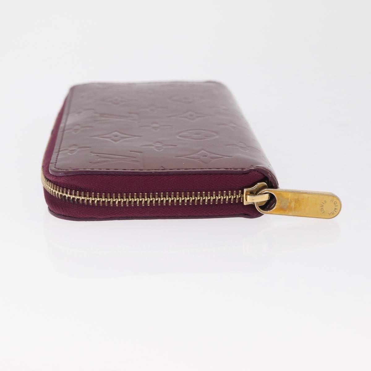Louis Vuitton Zippy Monogram Vernis, Purple, Patent Leather, Wallet