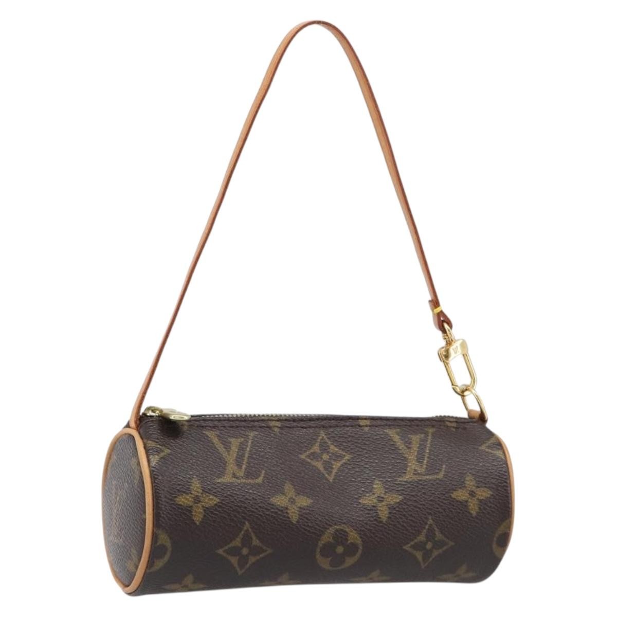 Louis Vuitton Papillon Pochette Monogram Canvas, Brown, Canvas, Clutch