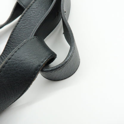 Loewe Hammock Leather, Black, Leather, Handbag