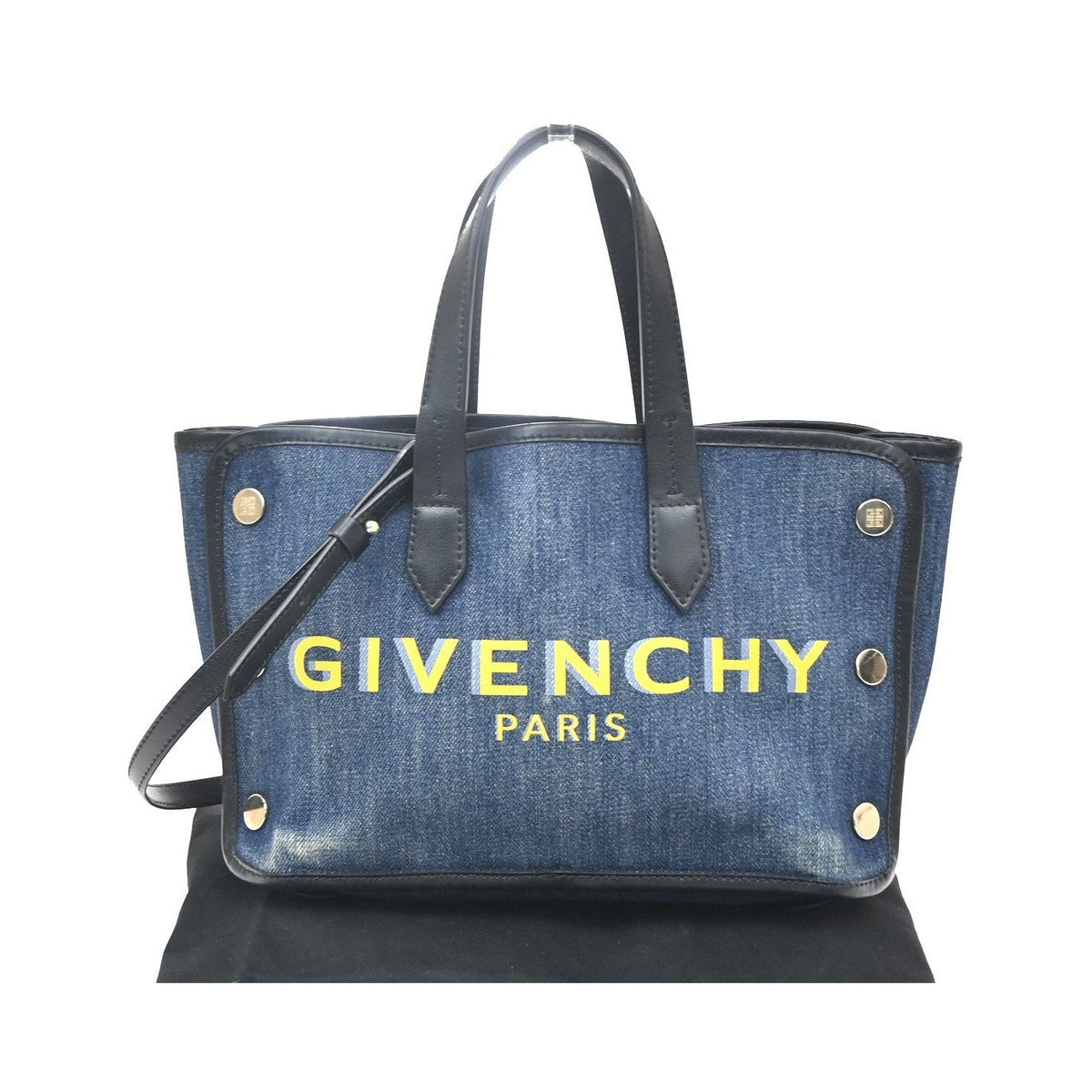 Givenchy Bond Shopper Tote Denim, Blue, Denim, Tote Bag