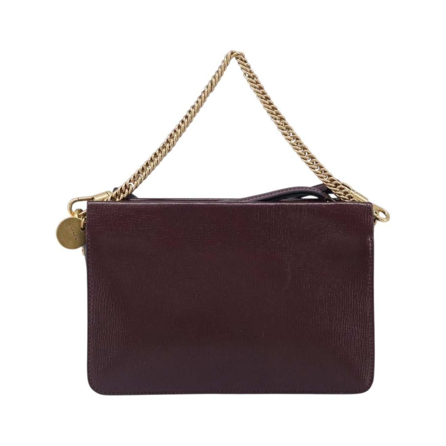 Givenchy Cross 3 Leather, Burgundy, Leather, Crossbody Bag