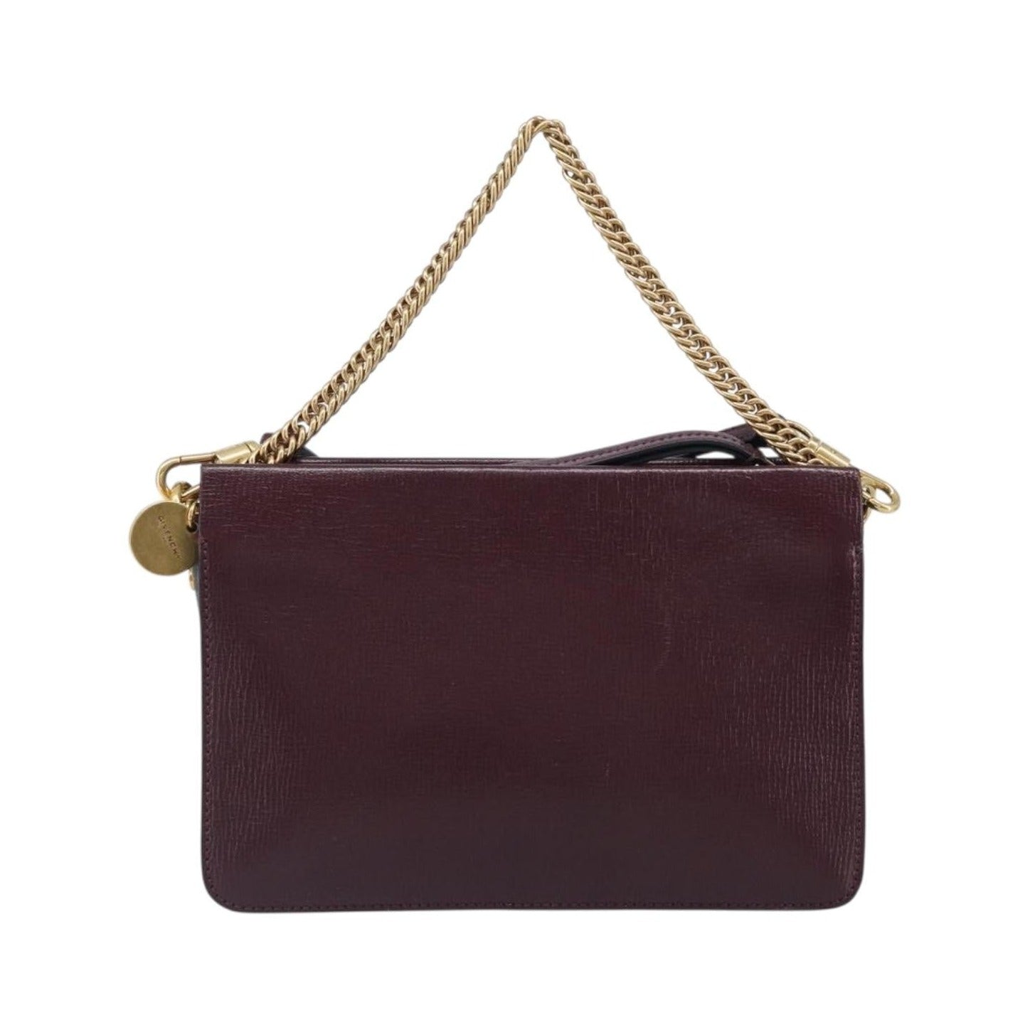 Givenchy Cross 3 Leather, Burgundy, Leather, Crossbody Bag