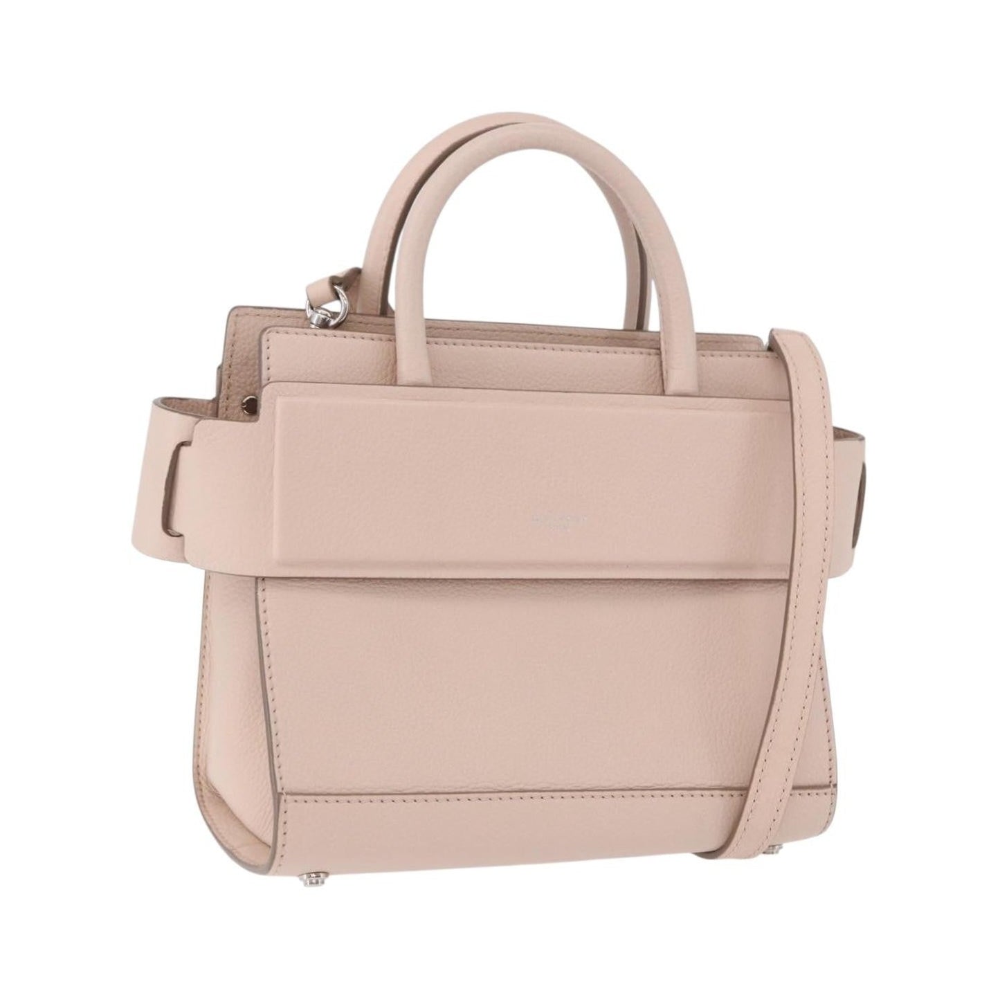 Givenchy Horizon Satchel Leather, Pink, Leather, Handbag