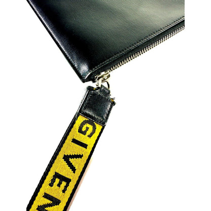 GIVENCHY Ticker Leather Pouch Clutch - Brandsamsara