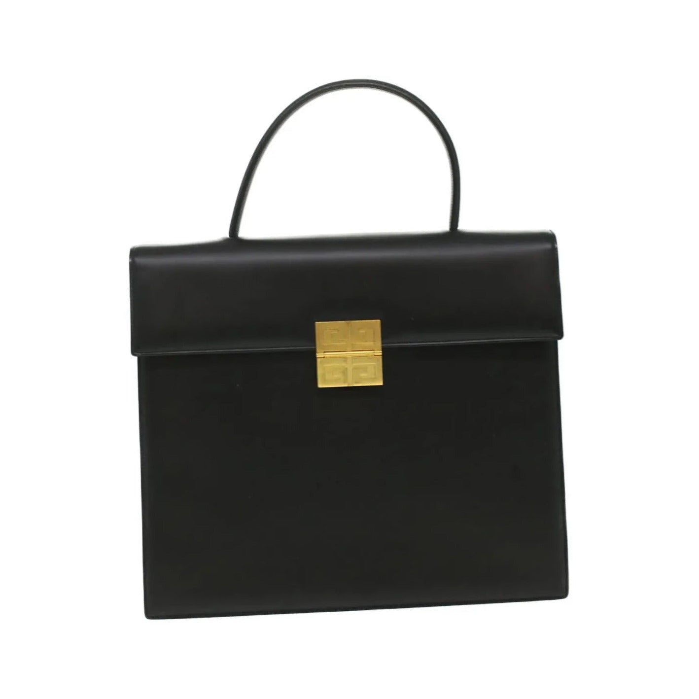 Givenchy Vintage 4G Leather, Black, Leather, Handbag