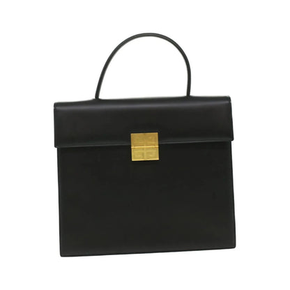 Givenchy Vintage 4G Leather, Black, Leather, Handbag