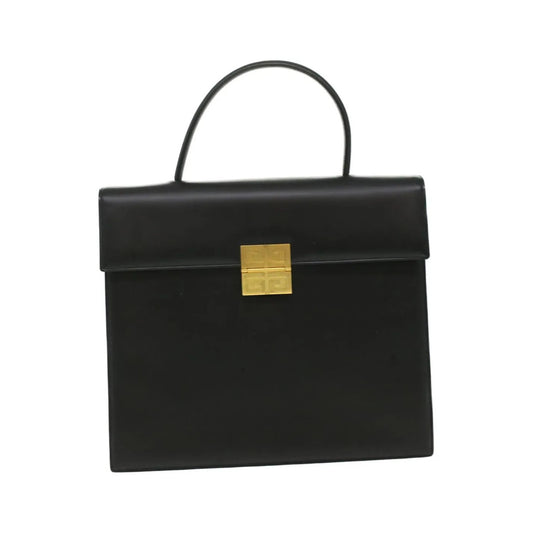 Givenchy Vintage 4G Leather, Black, Leather, Handbag