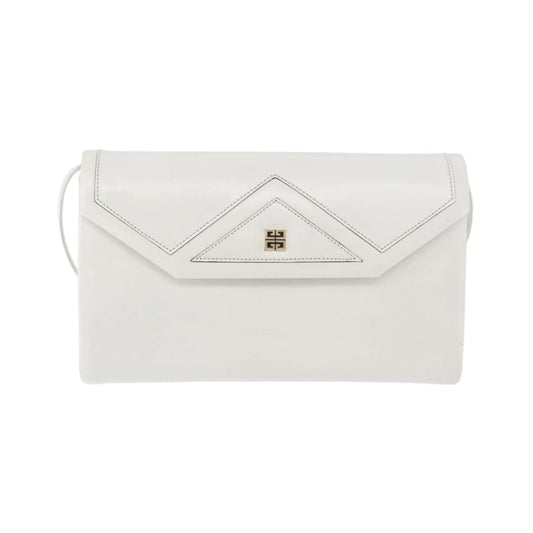 Givenchy Vintage 4G Leather, White_gold, Leather, Shoulder Bag