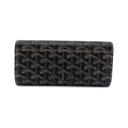 Goyard Richelieu Coated Canvas, Black, Canvas, Wallet