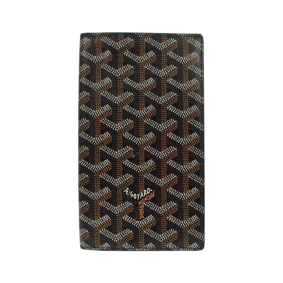 Goyard Saint Roch Coated Canvas, Brown, Canvas, Wallet