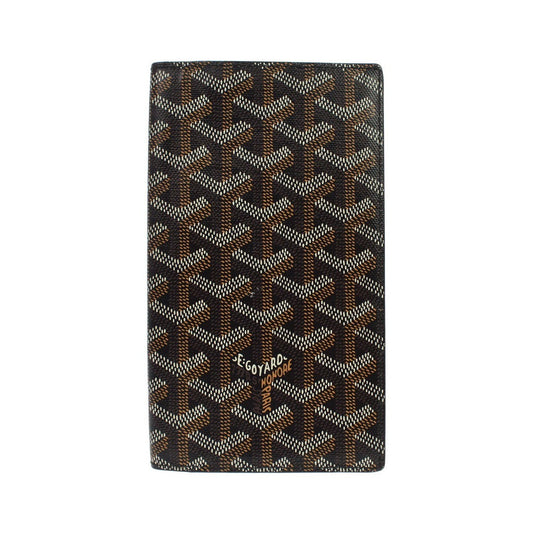 Goyard Saint Roch Coated Canvas, Brown, Canvas, Wallet