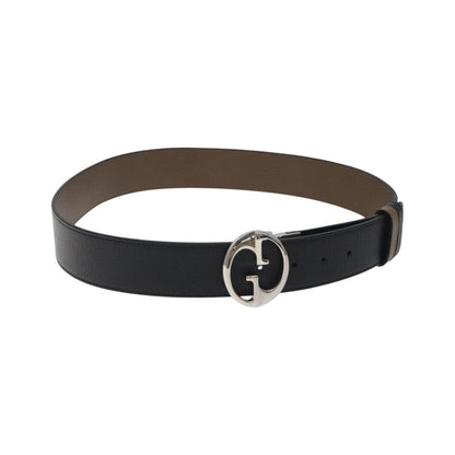 Gucci 1973 Reversible Belt (Outlet) Leather, Black, Leather, Belt