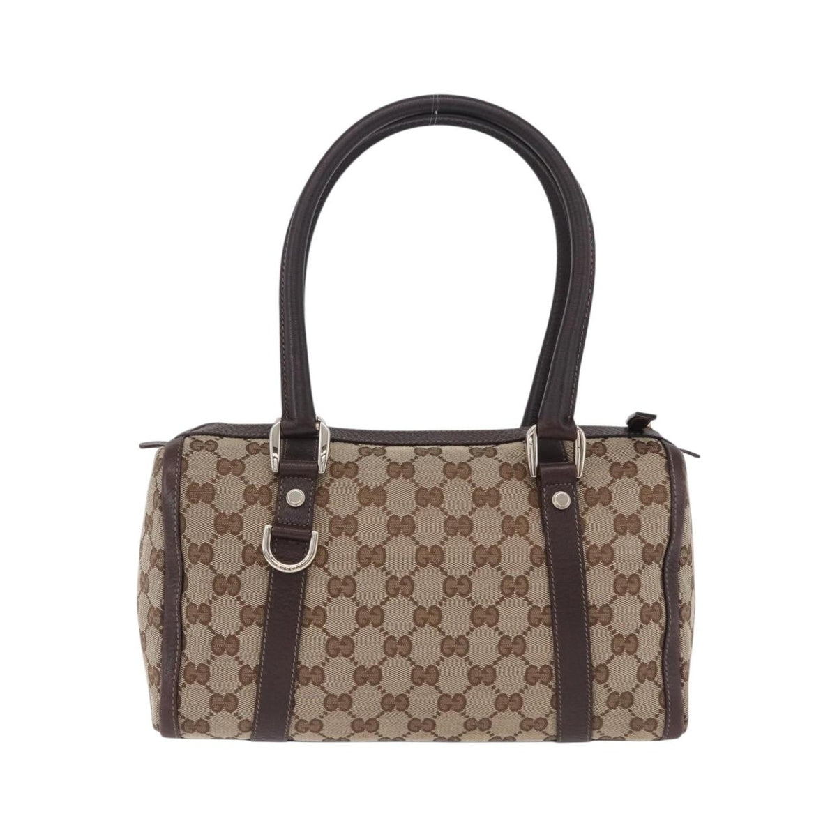 Gucci Abbey Boston Canvas, Beige, Canvas, Shoulder Bag