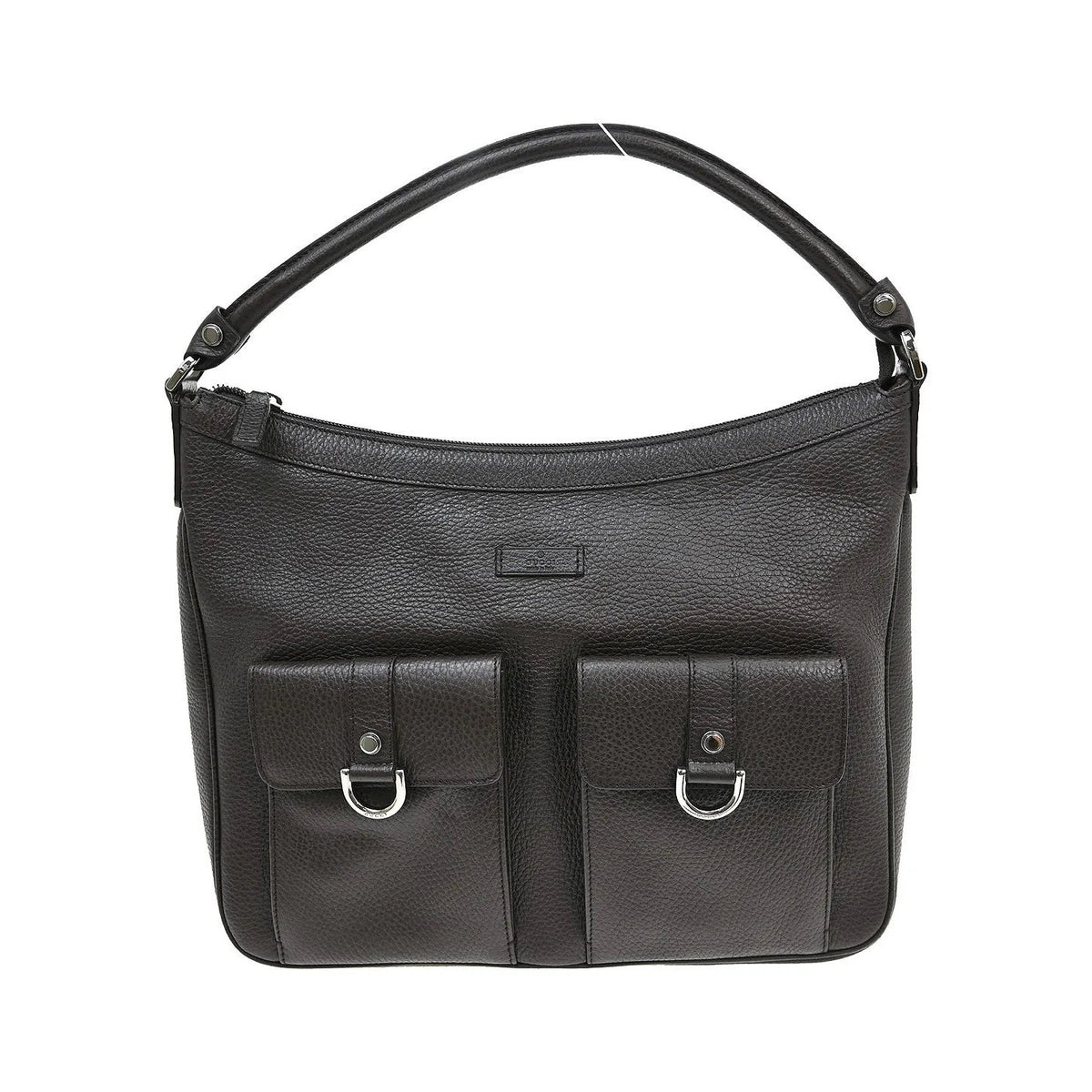 Gucci Abbey D-ring Handbag Calfskin, Brown, Leather, Handbag