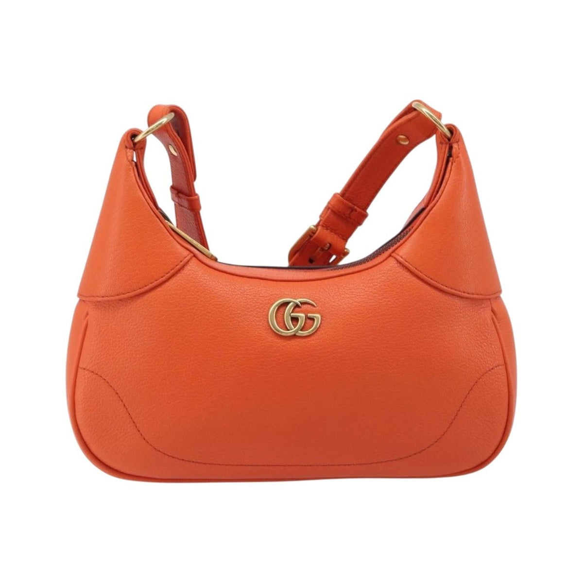 Gucci Aphrodite Leather, Orange, Leather, Shoulder Bag