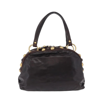 Gucci Babouska Heart Dome Satchel Leather, Black, Leather, Handbag