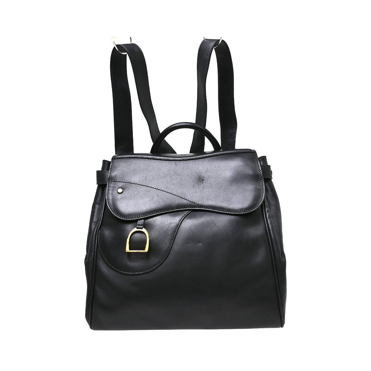 Gucci Backpack Leather, Black, Leather, Backpack