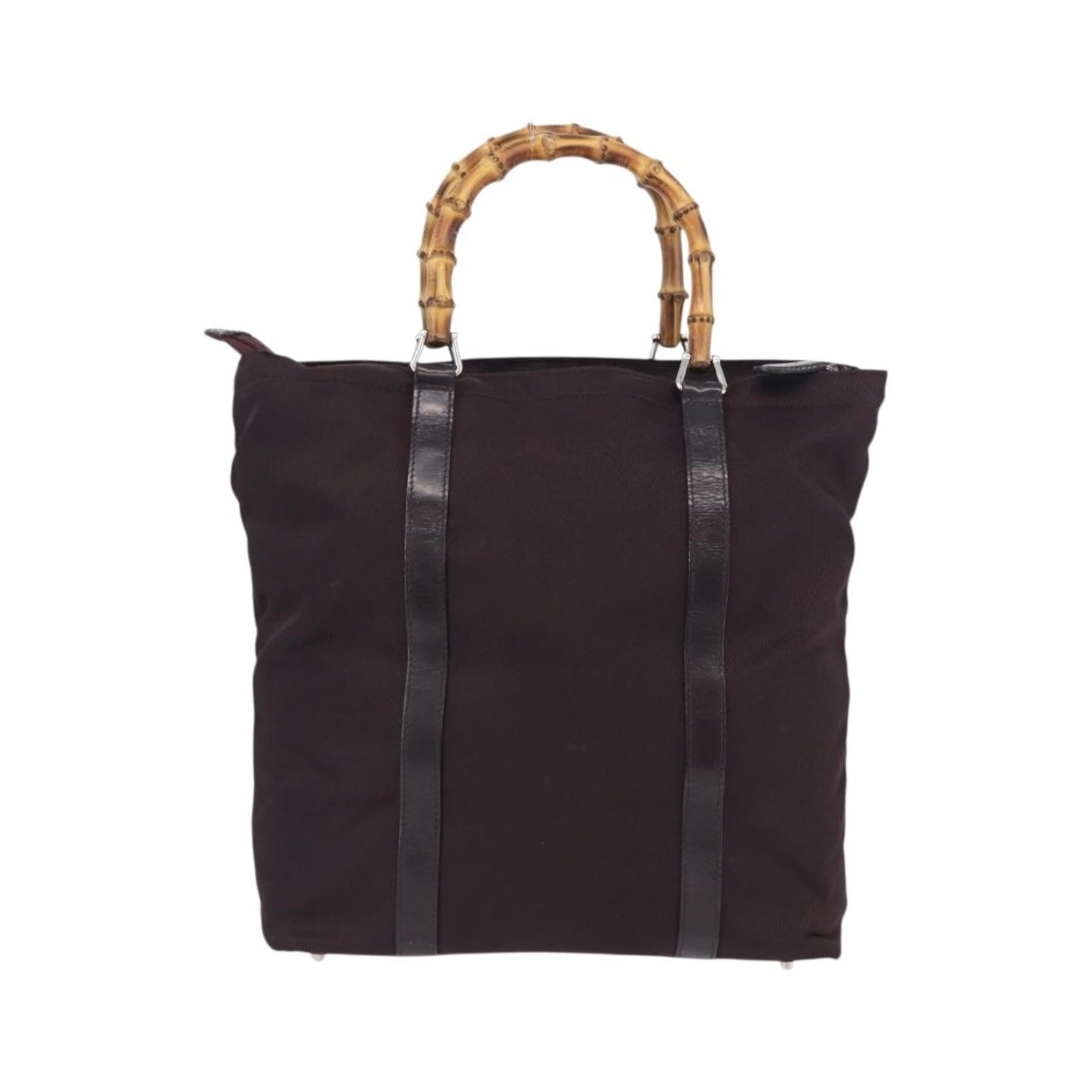 Gucci Bamboo Canvas, Purple, Canvas, Tote Bag
