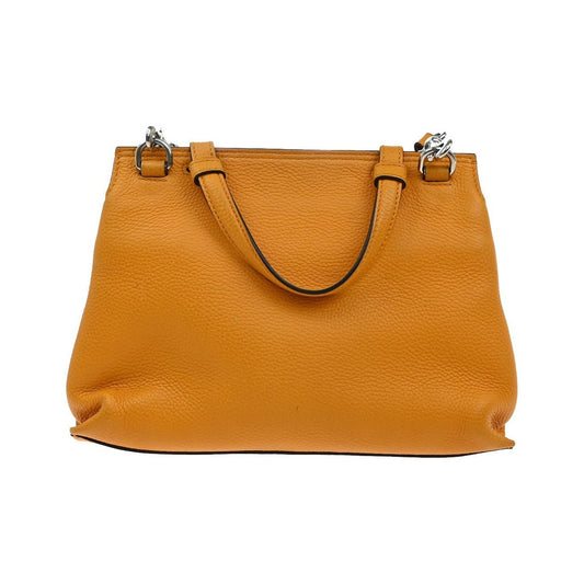 Gucci Bamboo Daily Top Handle Leather, Orange, Leather, Handbag
