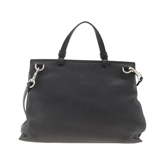 Gucci Bamboo Daily Top Handle Leather, Black, Leather, Handbag