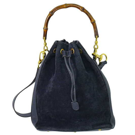 Gucci Bamboo Drawstring Shoulder Bag - Brandsamsara