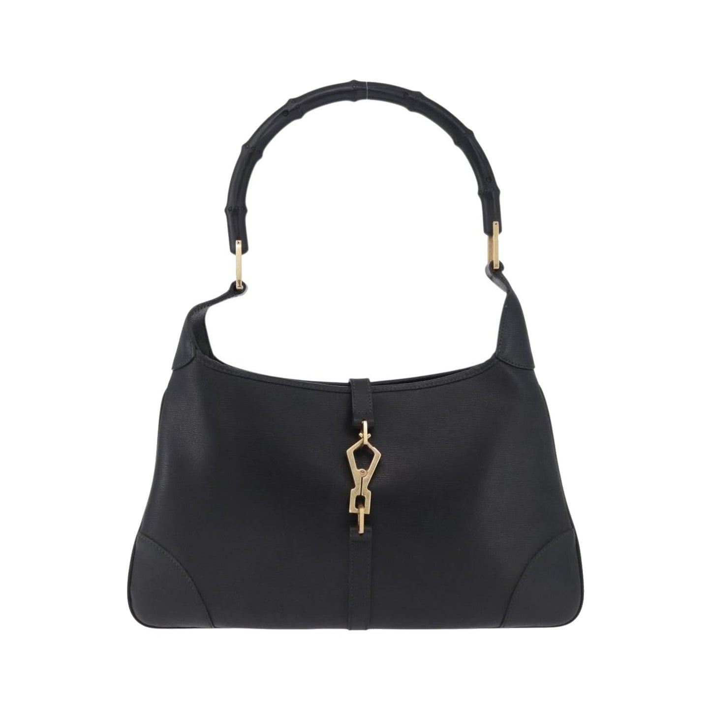 Gucci Bamboo Jackie leather, Black, Leather, Handbag