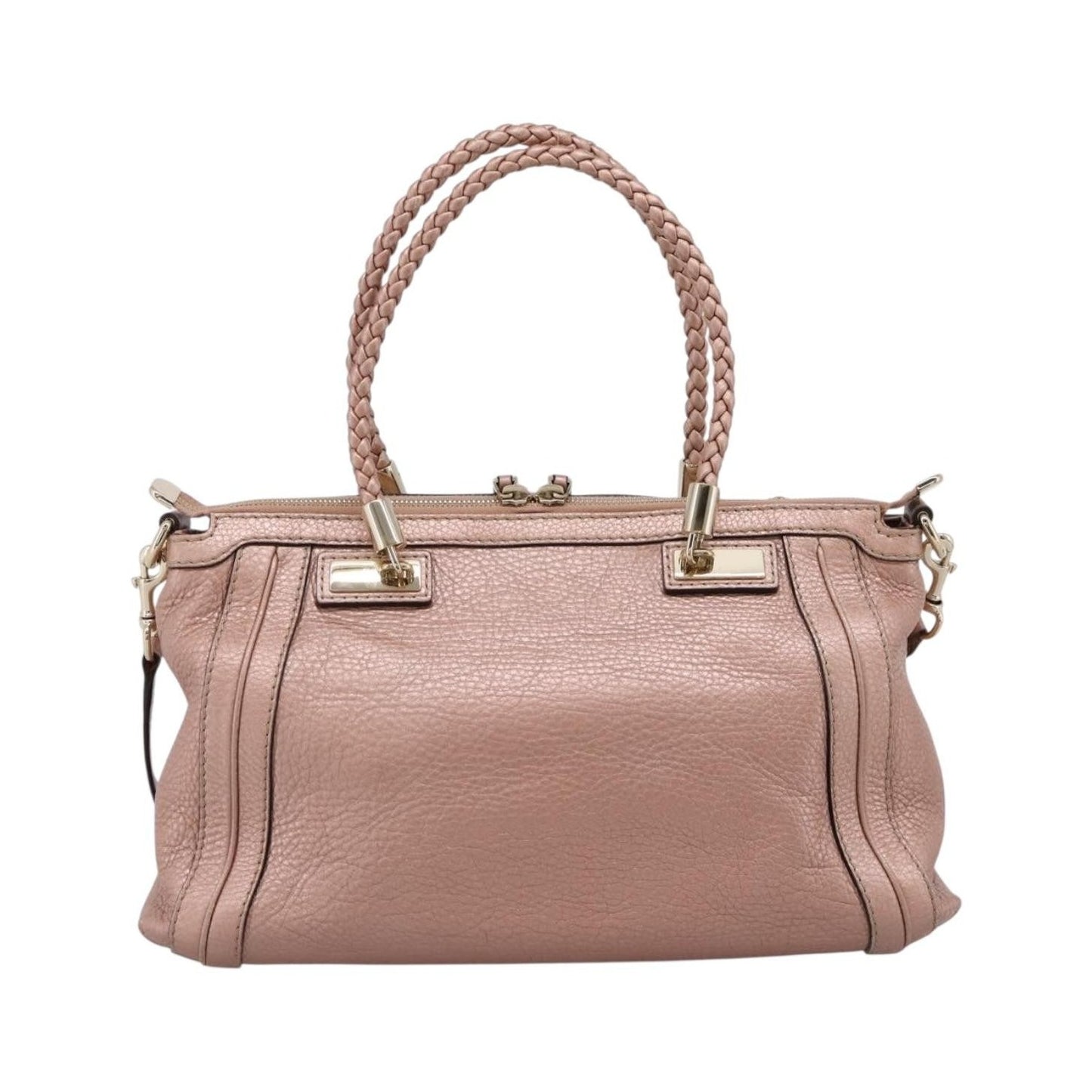 Gucci Bella Convertible Top Handle Leather, Pink, Leather, Handbag