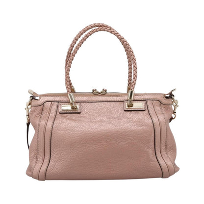 Gucci Bella Convertible Top Handle Leather, Pink, Leather, Handbag