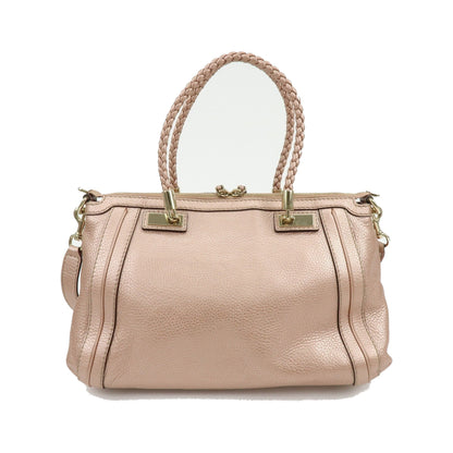 Gucci Bella Convertible Top Handle Leather, Pink, Leather, Handbag