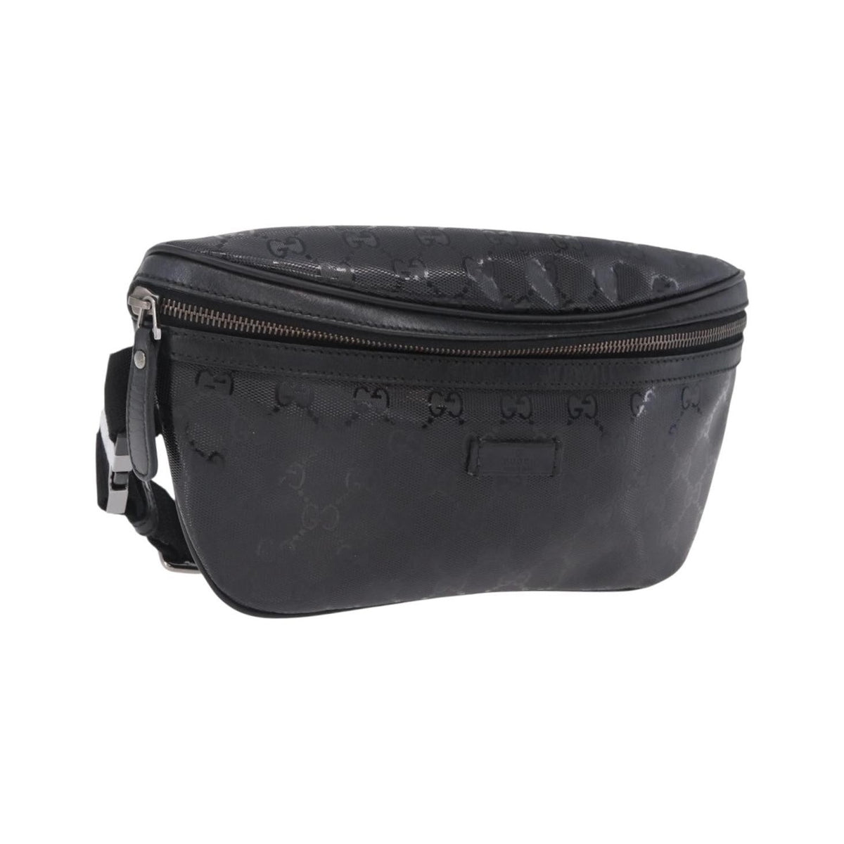 Gucci Belt GG Imprime, Black, Canvas, Handbag
