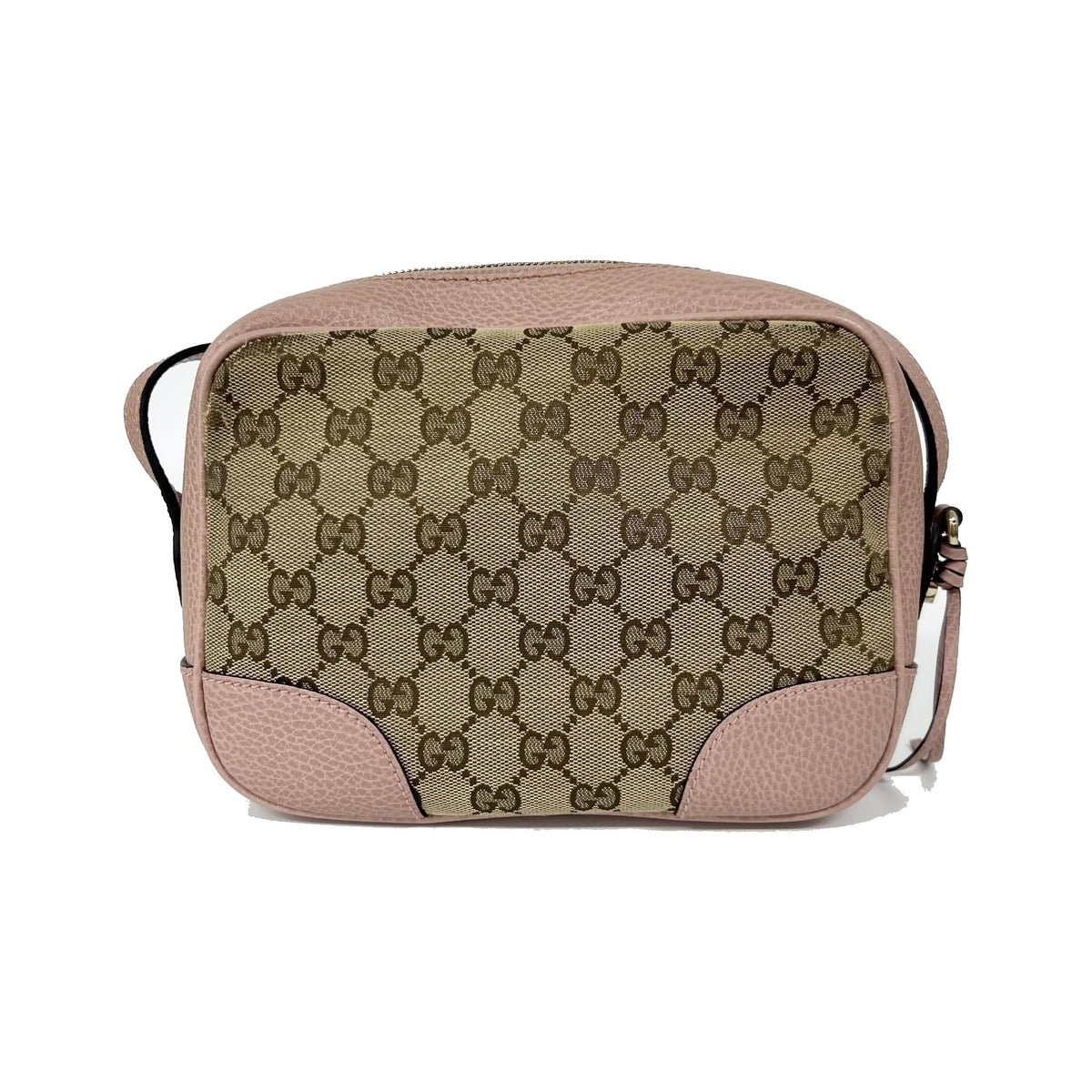 Gucci Bree Disco GG Canvas with Leather, Brown, Canvas, Crossbody Bag