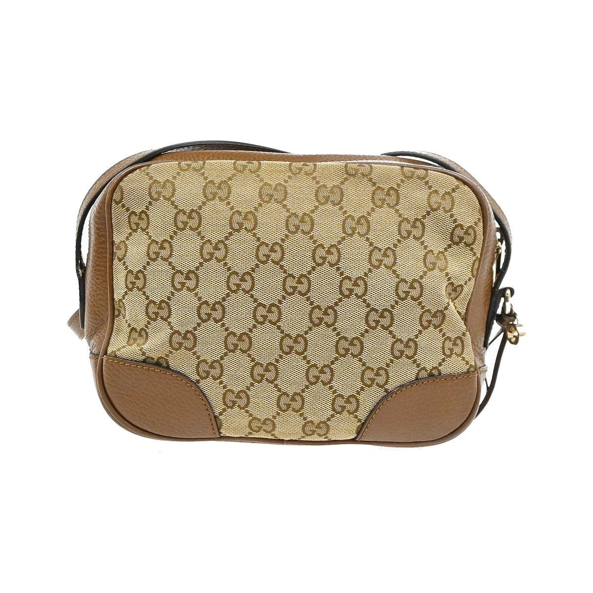 Gucci Bree Disco GG Canvas with Leather, Brown, Canvas, Crossbody Bag