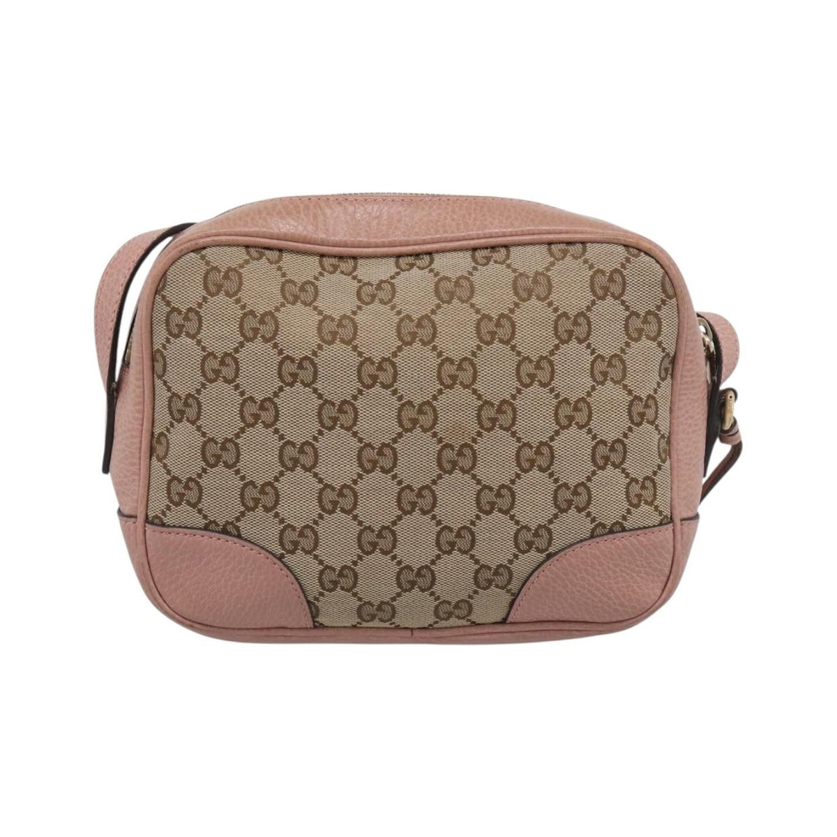 Gucci Bree Disco GG Canvas with Leather, Beige, Canvas, Crossbody Bag