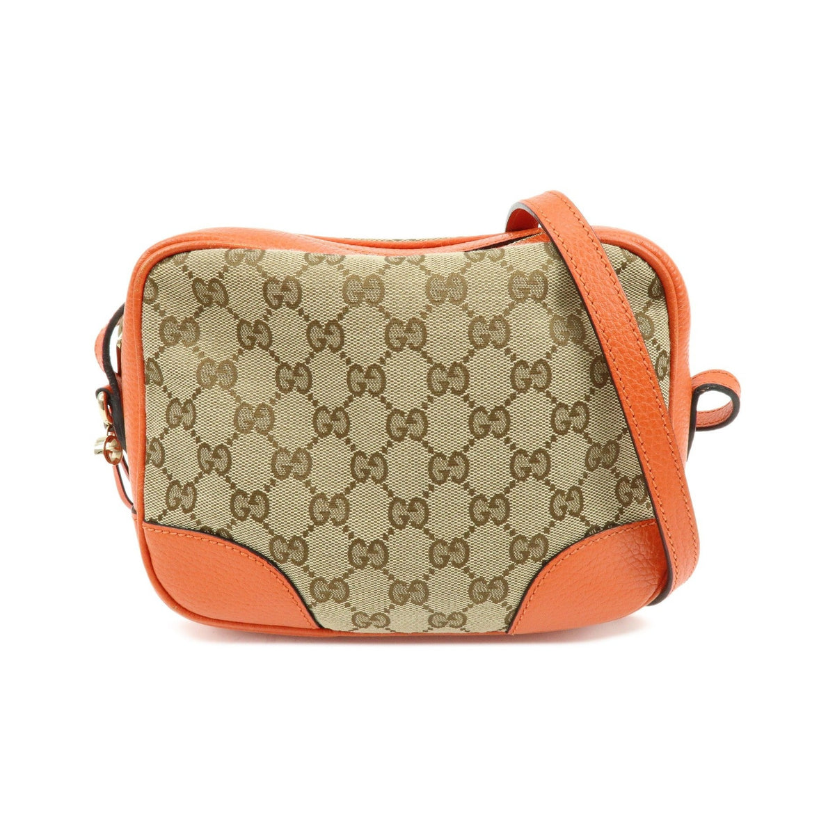 Gucci Bree Disco GG Canvas with Leather, Beige, Canvas, Crossbody Bag