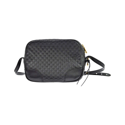 Gucci Bree Disco Microguccissima Leather, Black, Leather, Crossbody Bag